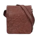 Pánska kožená taška cez rameno SendiDesign Stefano - tmavo hnedá