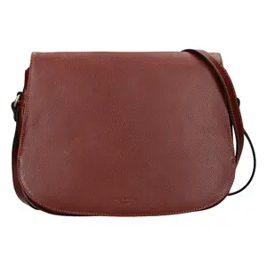 Dámska kožená kabelka Hexagona Giada - hnedá