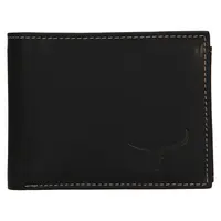 Pánska kožená peňaženka Wild Buffalo Radims - čierna