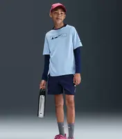 Nike Multi Big Kids Dri-FIT Fleece Shorts M