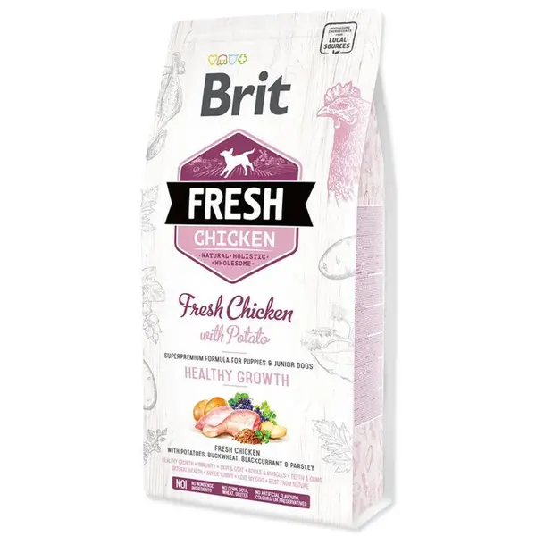 Brit Fresh Chicken & Potato Puppy Healthy Growth 2,5 kg