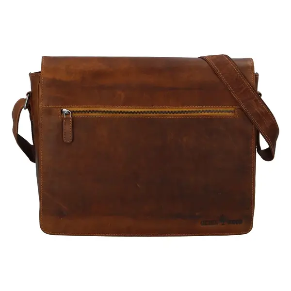 Pánska kožená taška camel - Greenwood Manifico