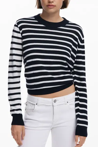 Dámský pruhovaný svetr