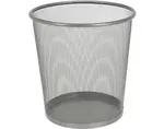 Odpadkový kôš na papier 28 cm, strieborný kov%