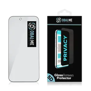 Tvrzené sklo OBAL:ME Privacy 5D pro Apple iPhone Air, černá