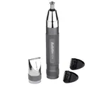 Multifunkčný zastrihávač ušných a nosných chĺpkov BaByliss Ultimate Precision E116E- strieborný + darček zadarmo