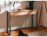 Konzolový stolík so zásuvkami Denver, dub artisan/antracit%