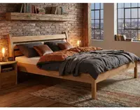 Posteľ Aura 180x200 cm, prírodný buk%