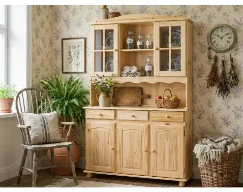 Široká vitrína In-Toscana, borovica%