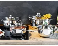 Sada hrncov Blue Berry (7 dielov), nerezová oceľ%