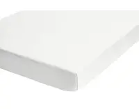 Napínacie prestieradlo Jersey Castell 180x200 cm, biele%