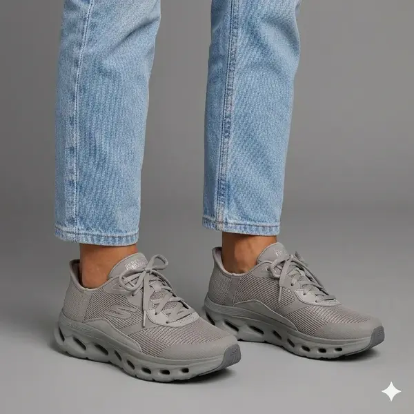 Skechers go walk glide-step 2.0 - bela slip-ins 37