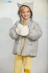 Mini Rodini  prošívaná bunda dětská Cat ears