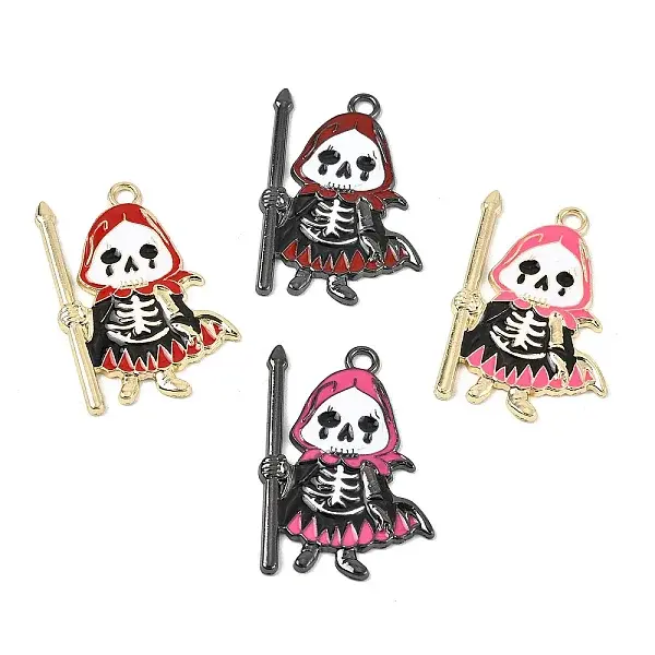 Halloween Alloy Enamel Pendants