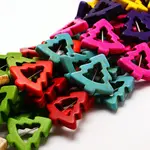 Christmas Trees Synthetic Turquoise Beads Strands