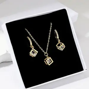 Cube 201 Stainless Steel Jewerly Set