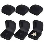 Plastic Cover with Velvet Brooch Packing Boxes