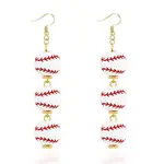 Alloy Enamel Dangle Earrings