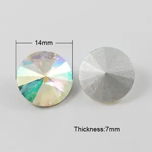 Glass Pointed Back Rhinestone