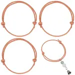 4Pcs Adjustable Leather Cord Bracelet Making