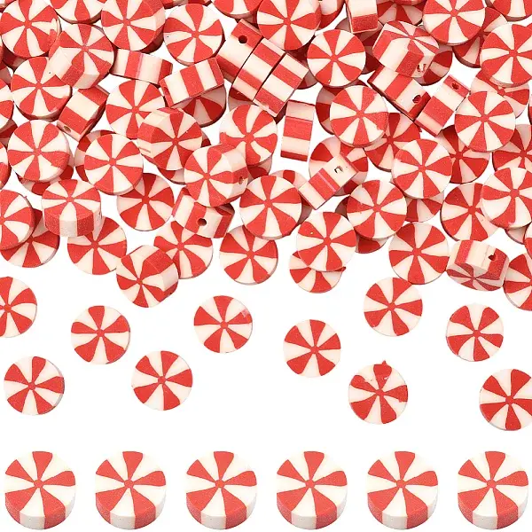 300Pcs Handmade Polymer Clay Beads