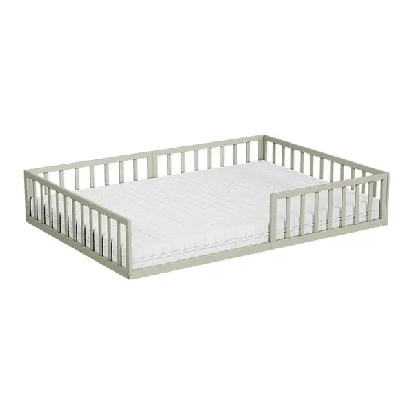 VitaliSpa DĚTSKÁ POSTEL Minno Greige 140x200 s matrací