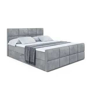 ALTDECOR AMERICKÁ postel ARDENI-Z – 180 × 200 cm – H3 – šedá