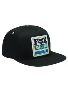 Fox kšiltovka Since 74 Snapback Black | Černá | Velikost One Size