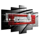 artgeist MALBA NA PLÁTNĚ, abstraktní, 200/100/1.2 cm
