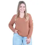 Dámský svetr bushman azria světle červená xxl