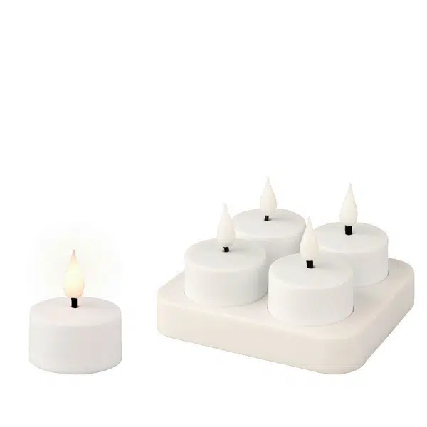 Ambia Home SADA ČAJOVÝCH LED SVÍČEK 4 ks