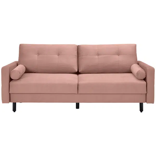 Carryhome ROZKLÁDACÍ POHOVKA, textil, růžová