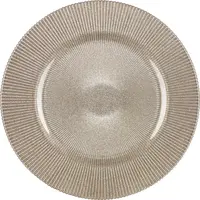 Novel PODLOŽKA POD TALÍŘ, sklo, 34 cm