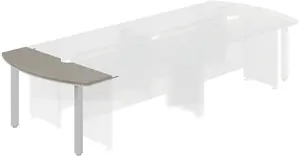 LENZA Složený jednací stůl WELS - zakončovací prvek