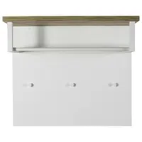 Carryhome ŠATNÍ PANEL, barvy dubu, vysoce lesklá bílá, 82/71/35 cm