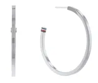 Tommy Hilfiger Nadčasové ocelové kruhové náušnice 2780773