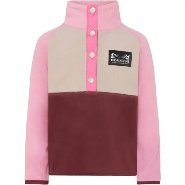DIDRIKSONS MONTE Dievčenská mikina, ružová, veľkosť