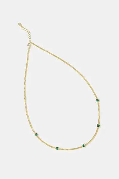 Náhrdelník zo striebra pozlátený 18k zlatom Answear.LAB