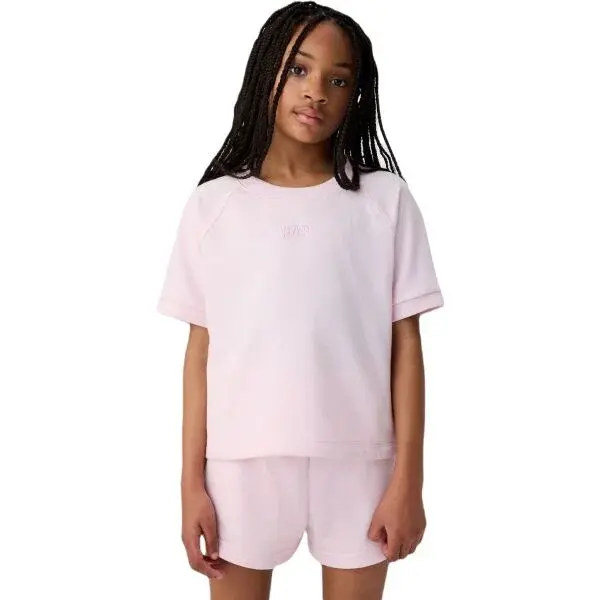 GAP LOGO RAGLAN Dievčenská mikina, ružová, veľkosť