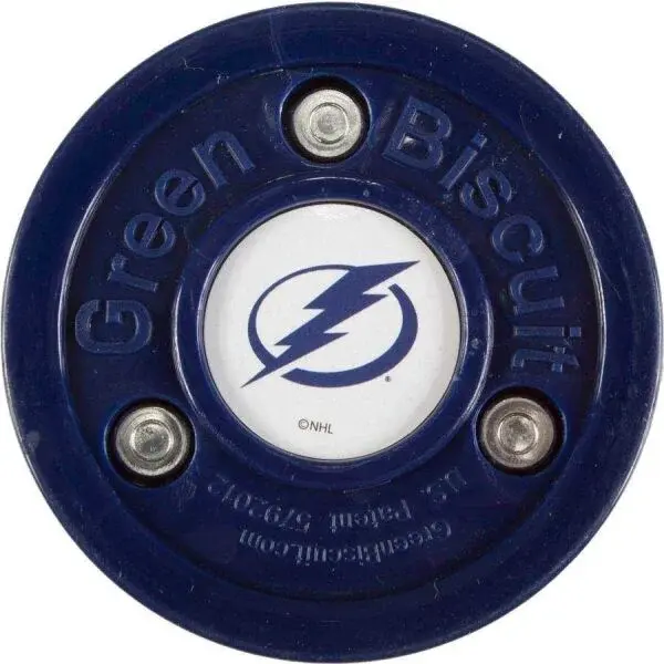 Green Biscuit TAMPA BAY LIGHTNING NHL Puk, tmavě modrá, velikost