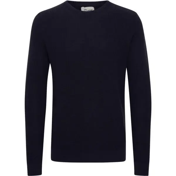 BLEND BHCODFORD CREW NECK KNIT NOOS Pánsky sveter, čierna, veľkosť