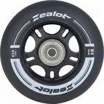 Zealot 84-82A WHEELS + BEARINGS 4PCS Set in-line koliesok s ložiskami, čierna, veľkosť