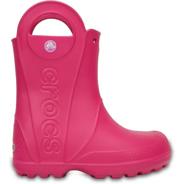 Crocs HANDLE IT RAIN BOOT KIDS Detské gumáky, ružová, veľkosť 28/29
