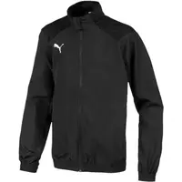 Puma LIGA SIDELINE JACKET JR Chlapčenská  športová bunda, čierna, veľkosť