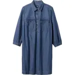 GAP POCKET POPOVER MINI Dámske šaty, tmavo modrá, veľkosť