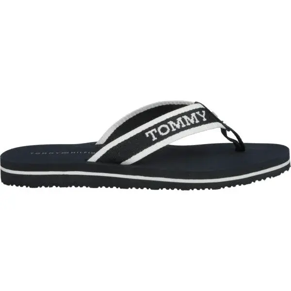 Tommy Hilfiger WEBBING POOL SLIDE Dámske žabky, tmavo modrá, veľkosť