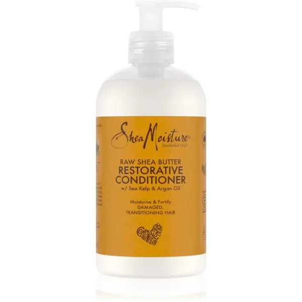 Shea Moisture Raw Shea Butter obnovujúci kondicionér pre poškodené vlasy 384 ml