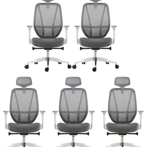 MERCURY 5PACK Ergonomická kancelářská židle AFRODITE šedá (5 ks)