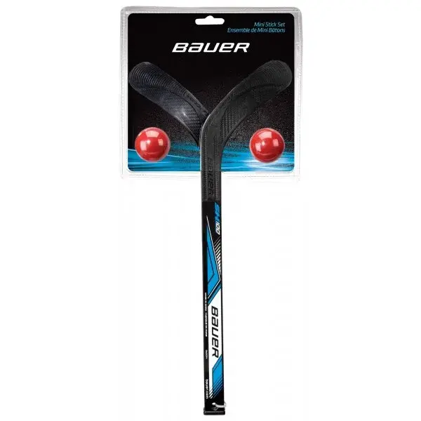 Bauer MINI STICK SET Set hokejok a loptičky, čierna, veľkosť
