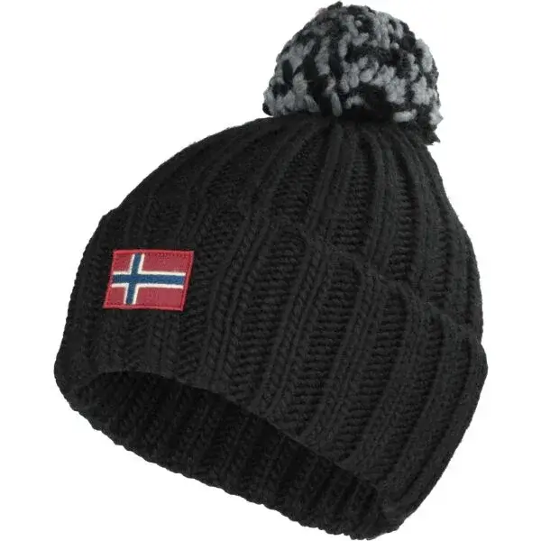 Napapijri SEMIURY W 3 Unisexová zimná čiapka, čierna, veľkosť UNI